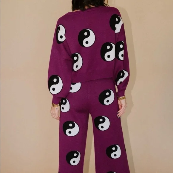 Dressed in LALA Be An Original, Baby Yin Yang Knit Set XL - Picture 2 of 9